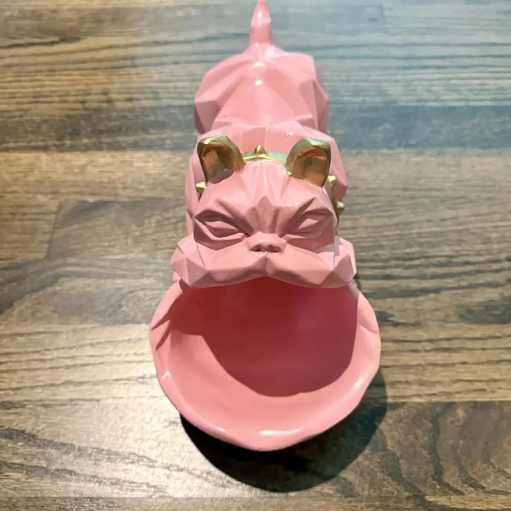 LILOVE Abstract Pink English Bulldog - Picture 4 of 7